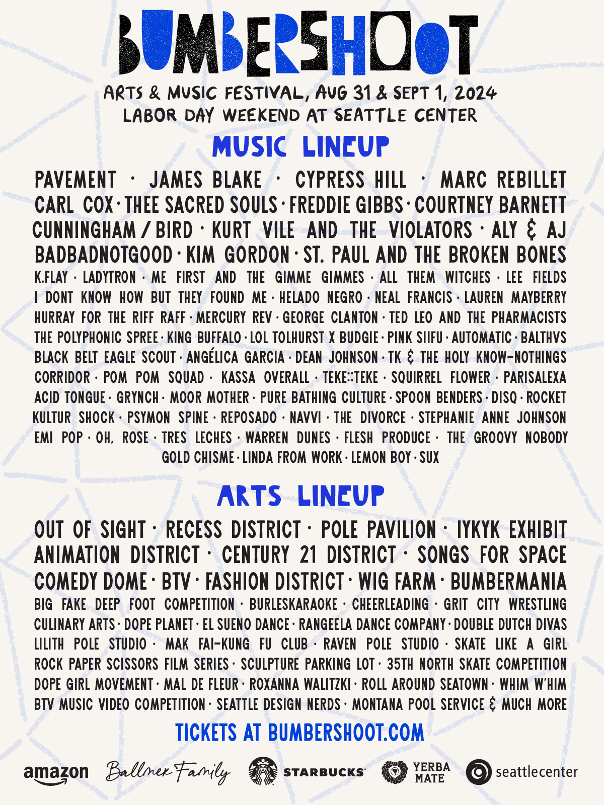 Buy Tickets to Bumbershoot 2025 Arts and Music Festival in Seattle on